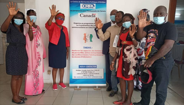 Mme konet fondatrice de l'ONG BEI choisir comme représentante des bénéficiaires