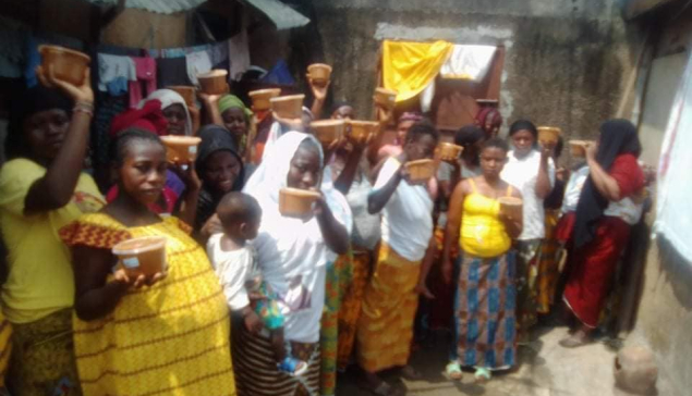 Distribution de la pâte d'arachide