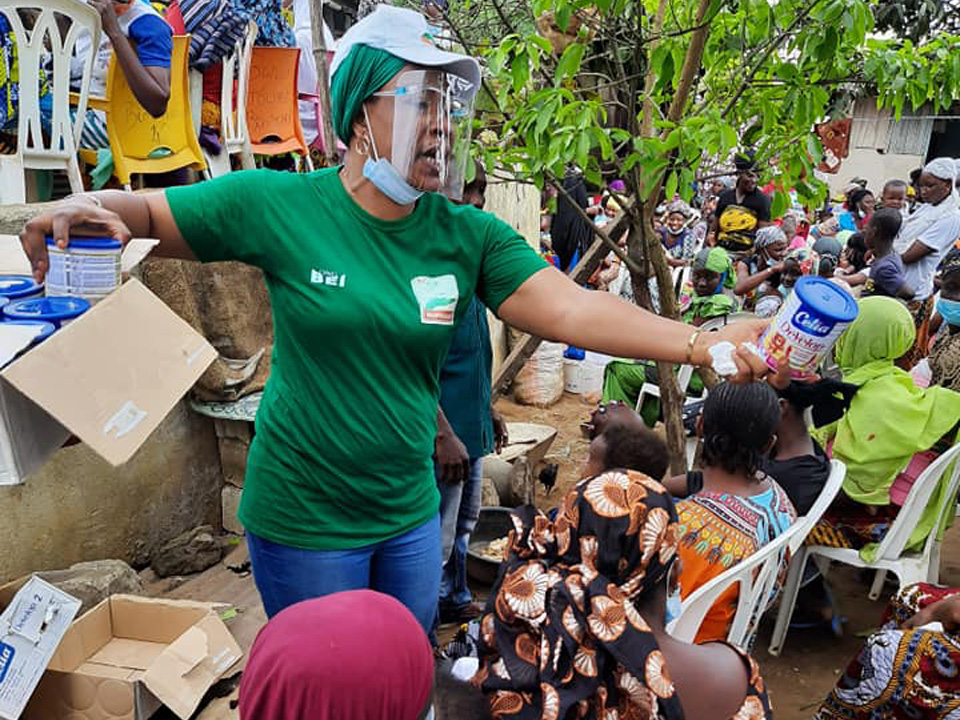 BEI à williamsville dans le quatier précaire watt city et la paix