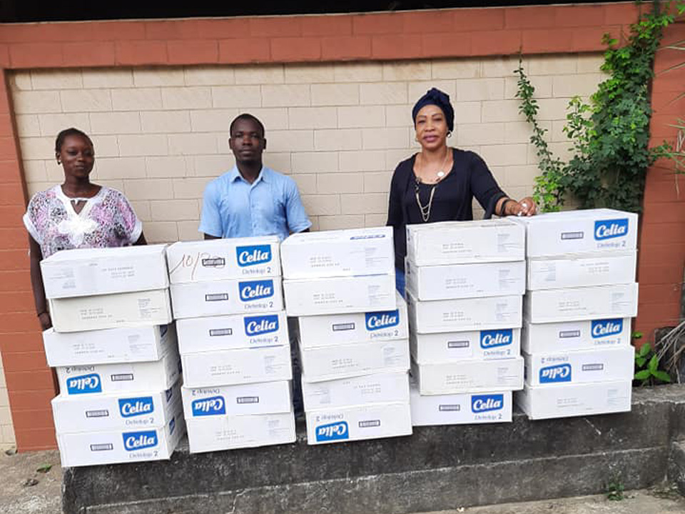 BEI réceptionne des dons